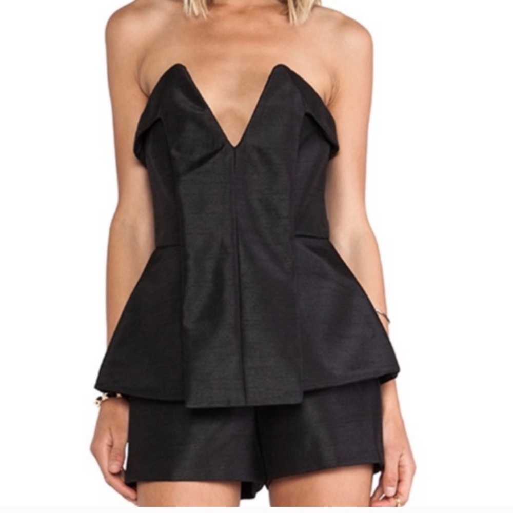 NWT Cameo Black Take Flight Romper/Jumpsuit